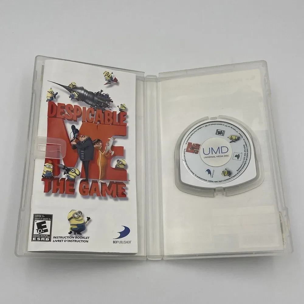 Despicable Me: The Game (Sony PSP, 2010) Complete CIB W/ Manual - CLEAN!